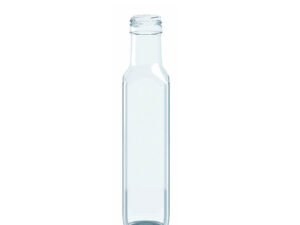 botella de vidrio para aceites y vinagres